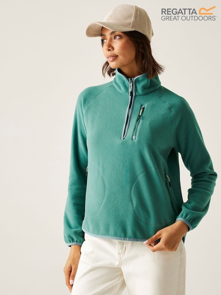 Regatta Green Womens Frankie Half Zip Fleece (F38399) | R$ 275