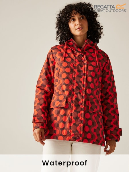 Regatta Red Orla Mid Length Waterproof Insulated Jacket (F38403) | €111