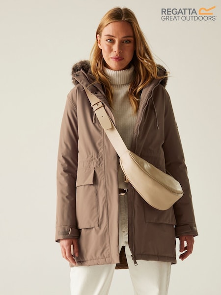 Regatta Brown Sabinka Isotex 10000 Waterproof And Breathable Jacket (F38414) | €99