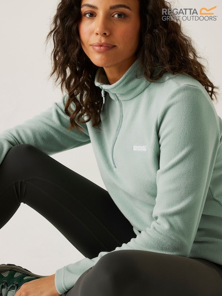 Regatta Green Sweethart Zip Neck Fleece (F38432) | €24