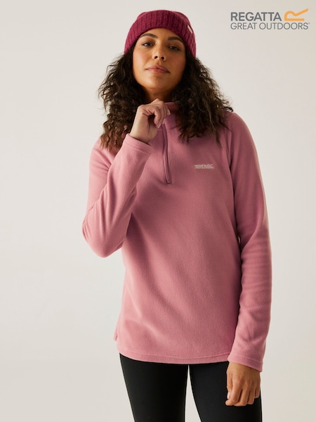 Regatta Pink Sweethart Zip Neck Fleece (F38454) | R$ 190