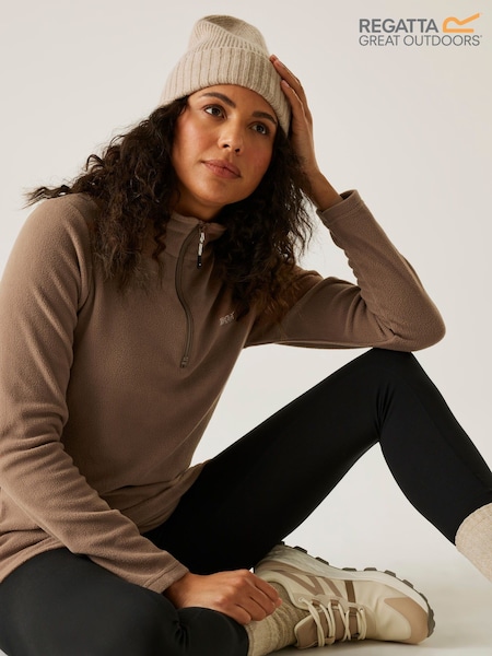 Regatta Brown Sweethart Zip Neck Fleece (F38469) | R$ 190
