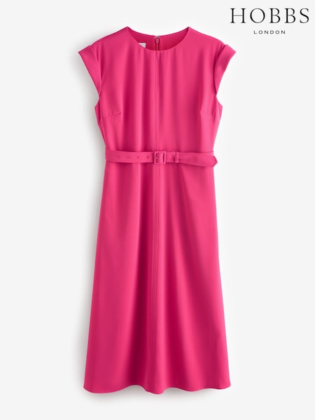 Hobbs Pink Meera Dress (F38475) | ₪900