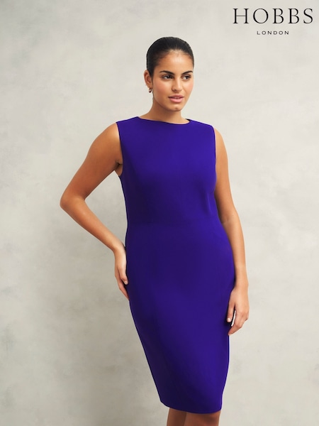 Hobbs Blue Petite Katia Dress (F38483) | R$ 1.670