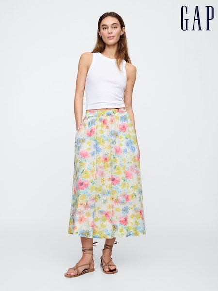 Gap White Floral Maxi Skirt (F38577) | € 94
