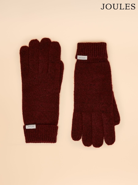 Joules Rosa Berry Red Gloves (F38603) | €24