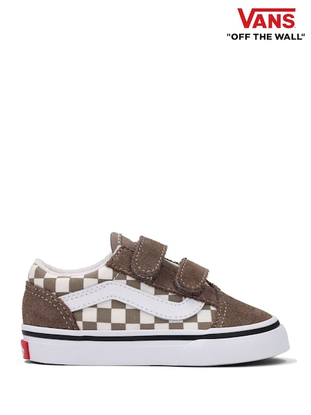 Vans Boys Check Old Skool Trainers (F38636) | €49