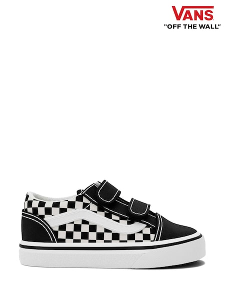 Vans Kids Check Old Skool Black Trainers (F38708) | €47