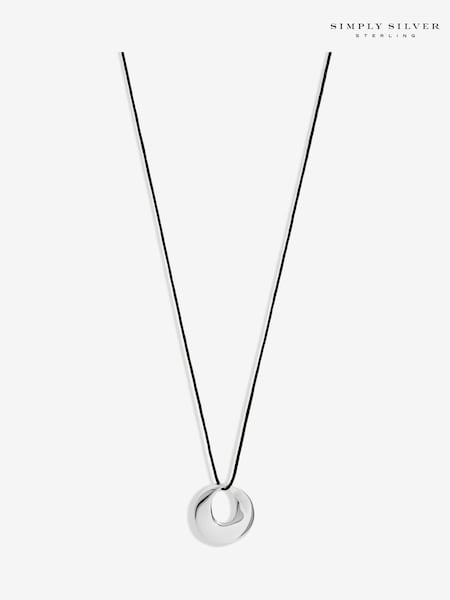 Simply Silver 925 Cord Open Pendant (F38729) | €47