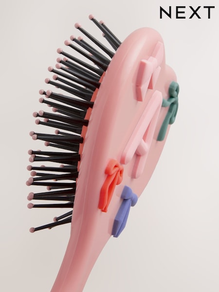 Rosa - Initial Hair Brush With Bows (F38919) | 10 €