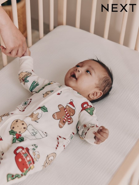 Multi Baby Christmas Character Sleepsuit (0mths-3yrs) (F40050) | € 13 - € 14