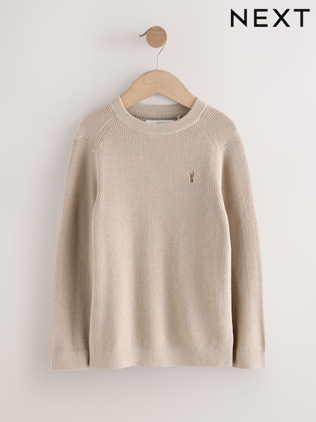 Neutro - Cotton Crew Neck Knitted Jumper (3-16yrs) (F40069) | 18 € - 25 €