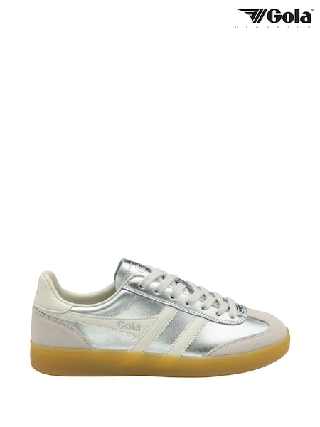 Gola Silver Off White Gum Womens Viper Trainers (F40103) | €119