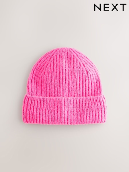 Fluro Pink Fluffy Beanie (1-16yrs) (F40161) | €8 - €9
