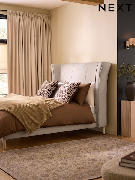 Wool Blend Stone Natural Hartley Ottoman Storage Bed Frame (F40229) | €1,350 - €1,475
