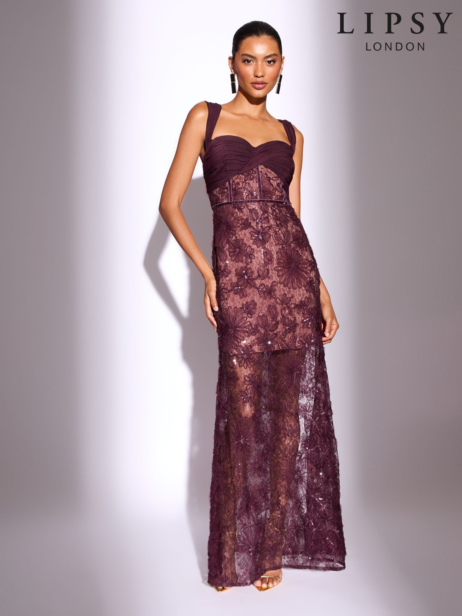 ドレス lipsy US6 new LIPSY LONDON sz S us 6 dress lace mini black | eBay
