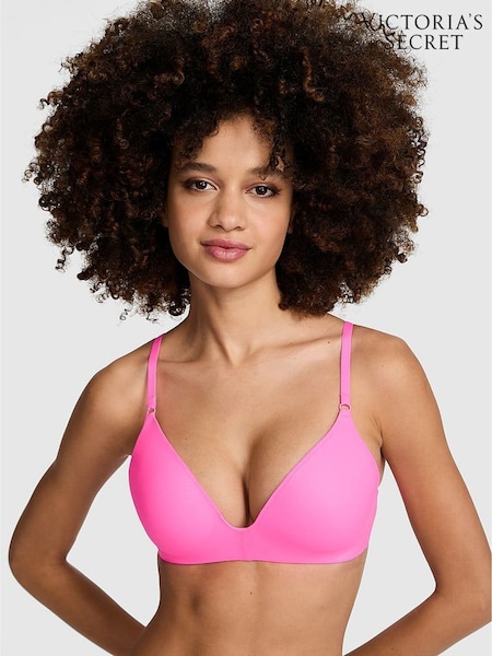 Victoria's Secret Radiant Rose Pink Non Wired Push Up Non Wired Push Up Bra (F40326) | €33