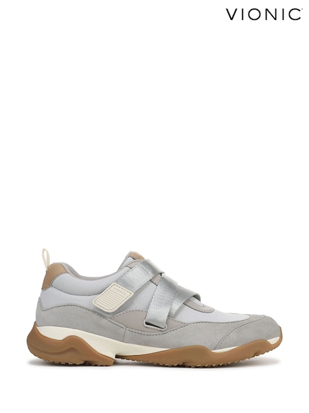 Vionic Womens Grey Walk Slim Gia Wide Fit Arch Support Shoes (F40404) | €159