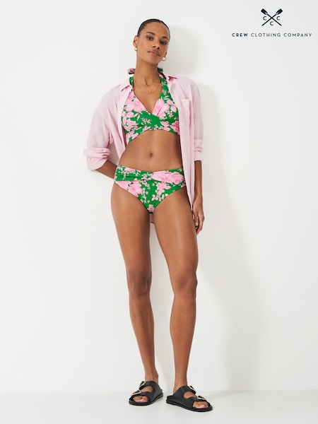 Crew Clothing Green Twist Bikini Bottoms (F40420) | ₪146