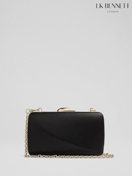Lk Bennett Charlotte Nappa Leather Oloid Box Clutch Bag (F40469) | 310 €