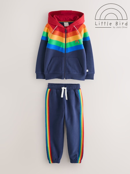 Little Bird by Jools Oliver Multi Zip Up Hoodie and Joggers Set (F40602) | € 53 - € 62