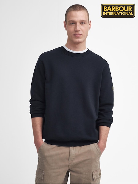 Barbour® International Outline Crew Black Jumper (F40718) | €100