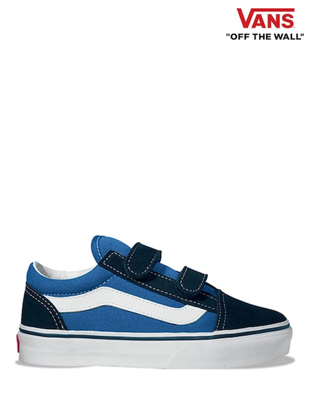 Vans Boys Old Skool Blue/Black Trainers (F40761) | €51