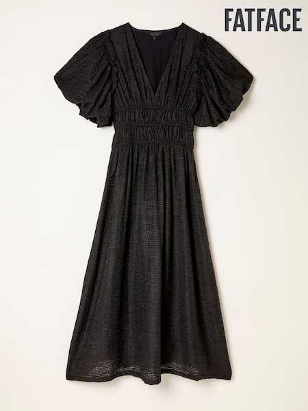 FatFace Tabitha Black Textured Dress (F40803) | €117