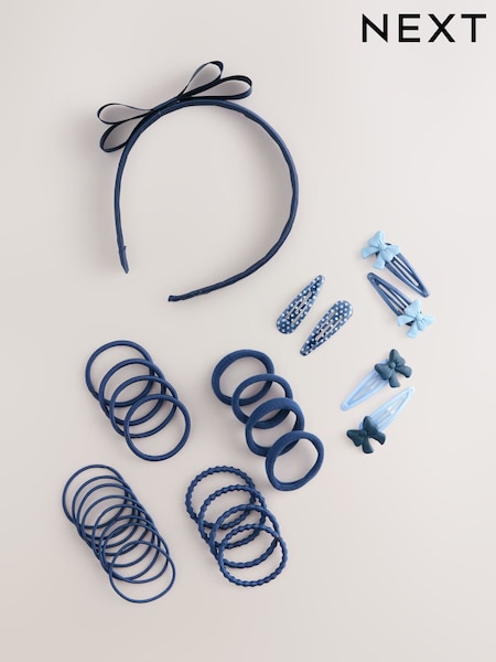 Navy Blue Hair Set (F40829) | €18.50