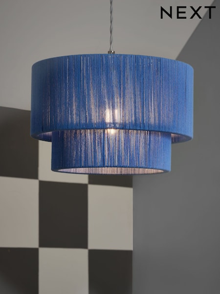 Blue Yale Easy Fit Pendant Lamp Shade (F40841) | €42