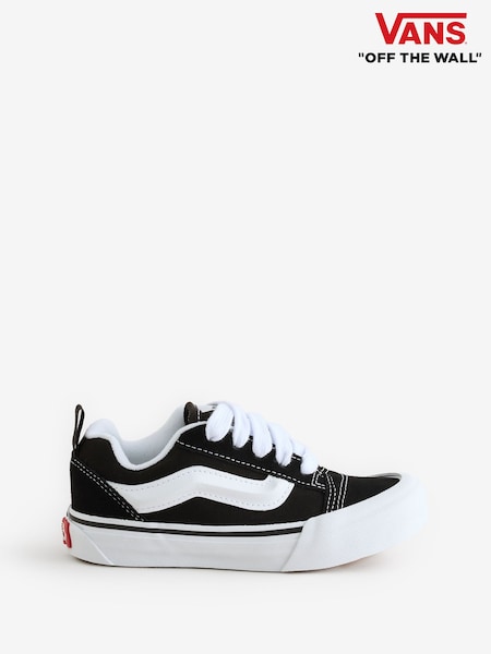 Vans Kids Knu Skool Black/White Trainers (F40855) | €66