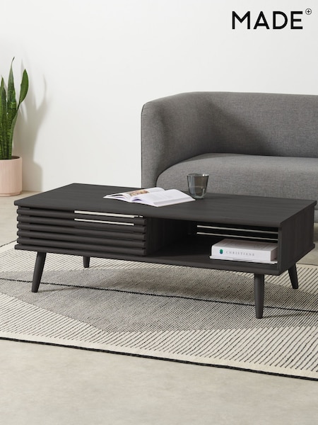MADE.COM Black Oak Effect Tulma Storage Coffee Table (F40862) | €347