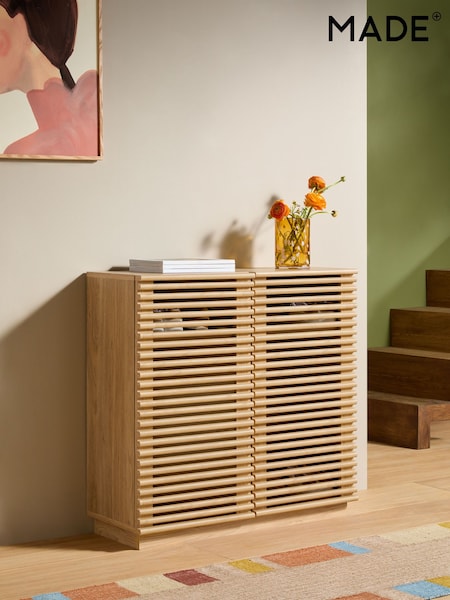 MADE.COM Dark Oak Effect Tulma Shoe Storage (F40872) | €503