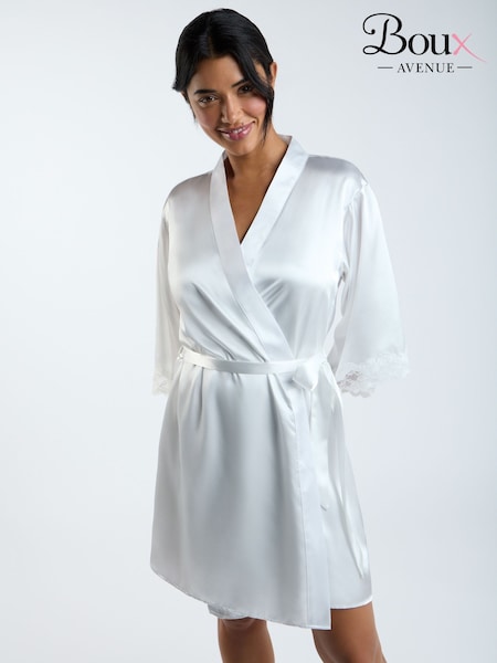 Blanco - Boux Avenue Amelia Robe Dressing Gown (F41019) | 57 €