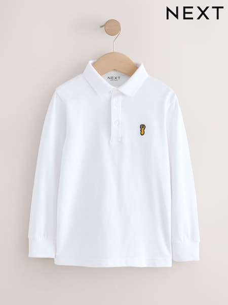 Blanco - Long Sleeve Polo Shirt (3-16yrs) (F41102) | 11 € - 18 €