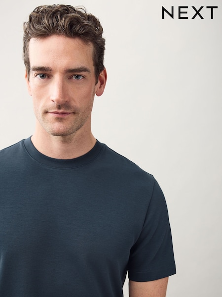 Grey Slate Regular Fit Smart Soft Touch Heavyweight T-Shirt (F41108) | €21