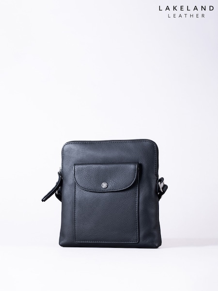 Lakeland Leather Black Tirrill Cross-Body Bag (F41112) | $87