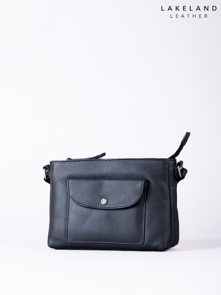 Lakeland Leather Black Tarnly Cross-Body Bag (F41114) | $105
