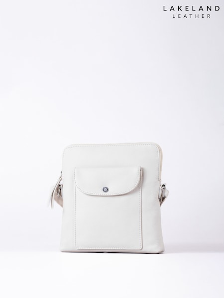 Lakeland Leather Parchment Tirrill Cross-Body Bag (F41115) | $87