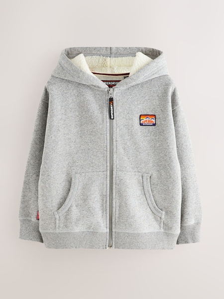 Superdry Grey Zip Through Hoodie (F41202) | €43 - €49
