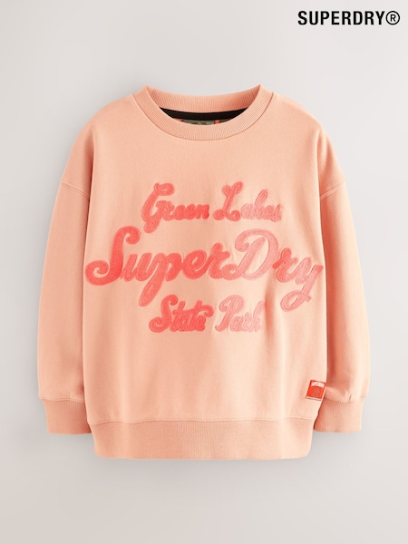Superdry Peach Pink Sweatshirt (F41256) | AED146 - AED169