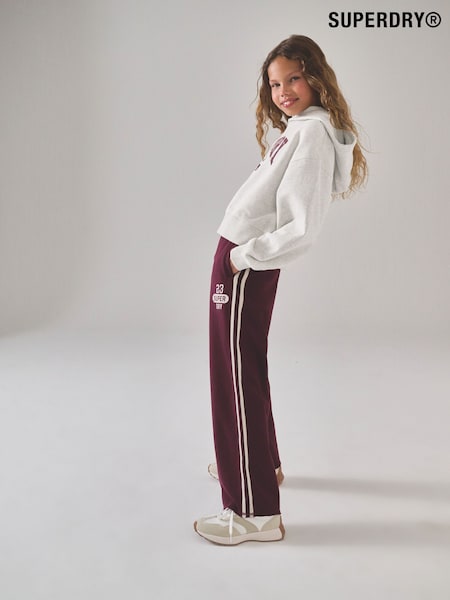 Superdry Burgundy Red Sweatshirt & Joggers Set (F41268) | AED256 - AED280