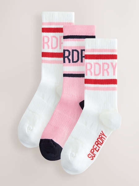 وردي - Superdry Socks 3 Pack (F41288) | ‏52 د.إ.‏ - ‏ 58‏ د.إ.