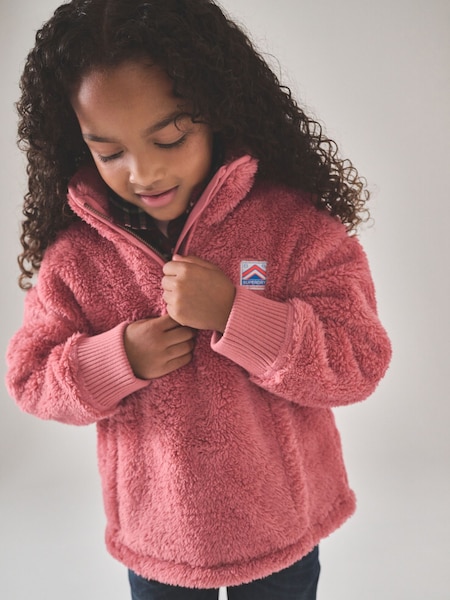 Superdry Pink Quarter Zip Fleece (F41296) | €56 - €59