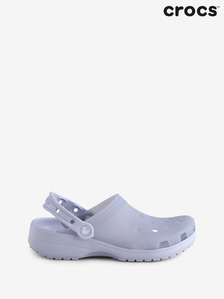 Crocs Purple Classic Frosted Clogs (F41330) | €63
