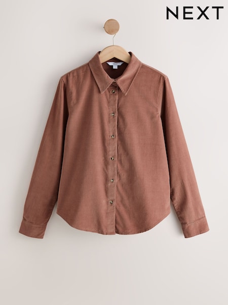 Pink Long Sleeve Corduroy Shirt (F41377) | 162 QAR