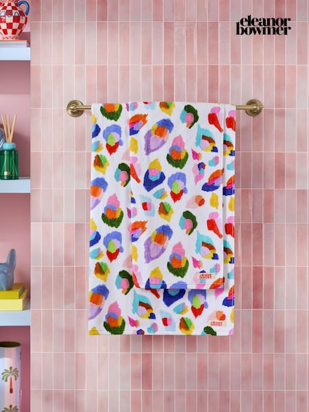 Eleanor Bowmer Painted Leopard 100% Cotton Velour Printed Towel (F41383) | €18.50 - €32
