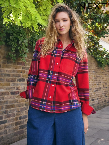 Check vermelho/azul - Long Sleeve Shirt (F41385) | R$ 245