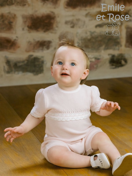 Vaaleanpunainen - Emile Et Rose True Knit 100% Cotton Cardigan (F41434) | €66