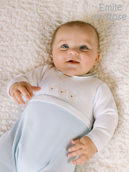 Emile Et Rose Blue 100% Cotton All-In-One (F41435) | €48